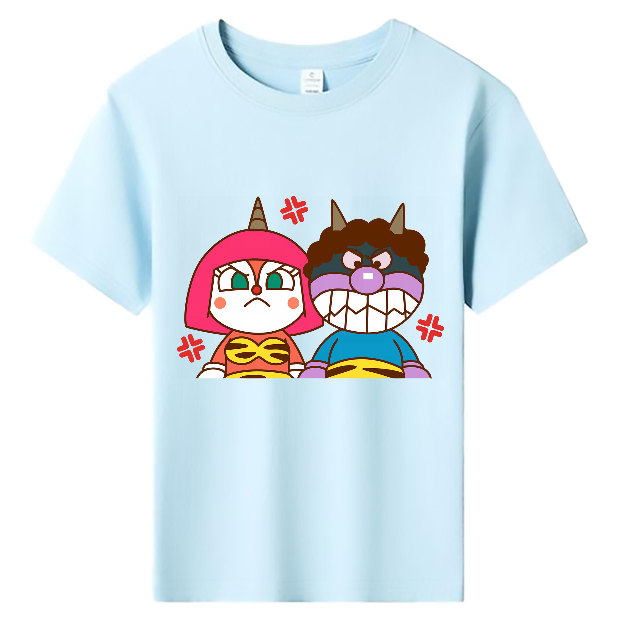 （画像用） アンパンマン Anpanman 綿100％キッズTシャツ（フロントプリント）